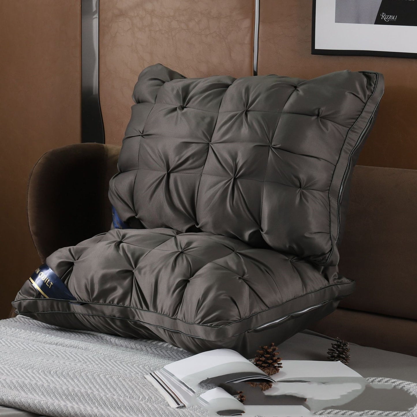 Twisted Single Feather Velvet Pillow Core