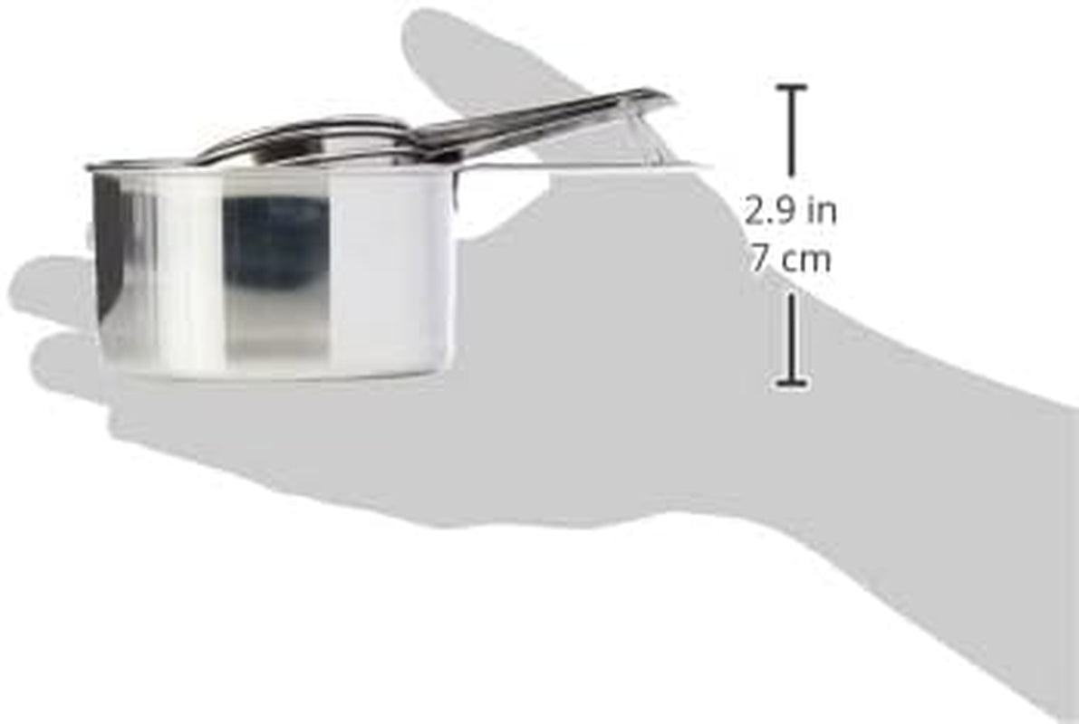 Dexam Faringdon Set of 4 Stainless Steel Measuring Cups â 60ml, 80ml, 125ml, 250ml | Durable, Precision Kitchen Tools with Metal Ring