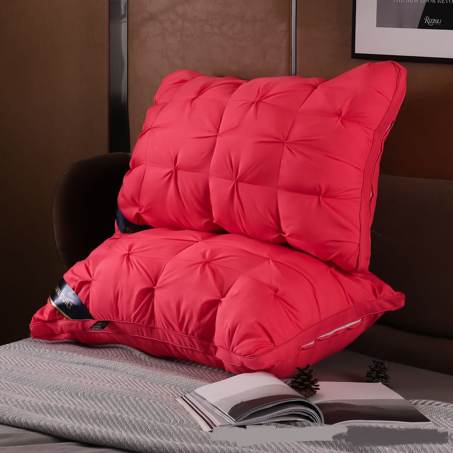 Twisted Single Feather Velvet Pillow Core