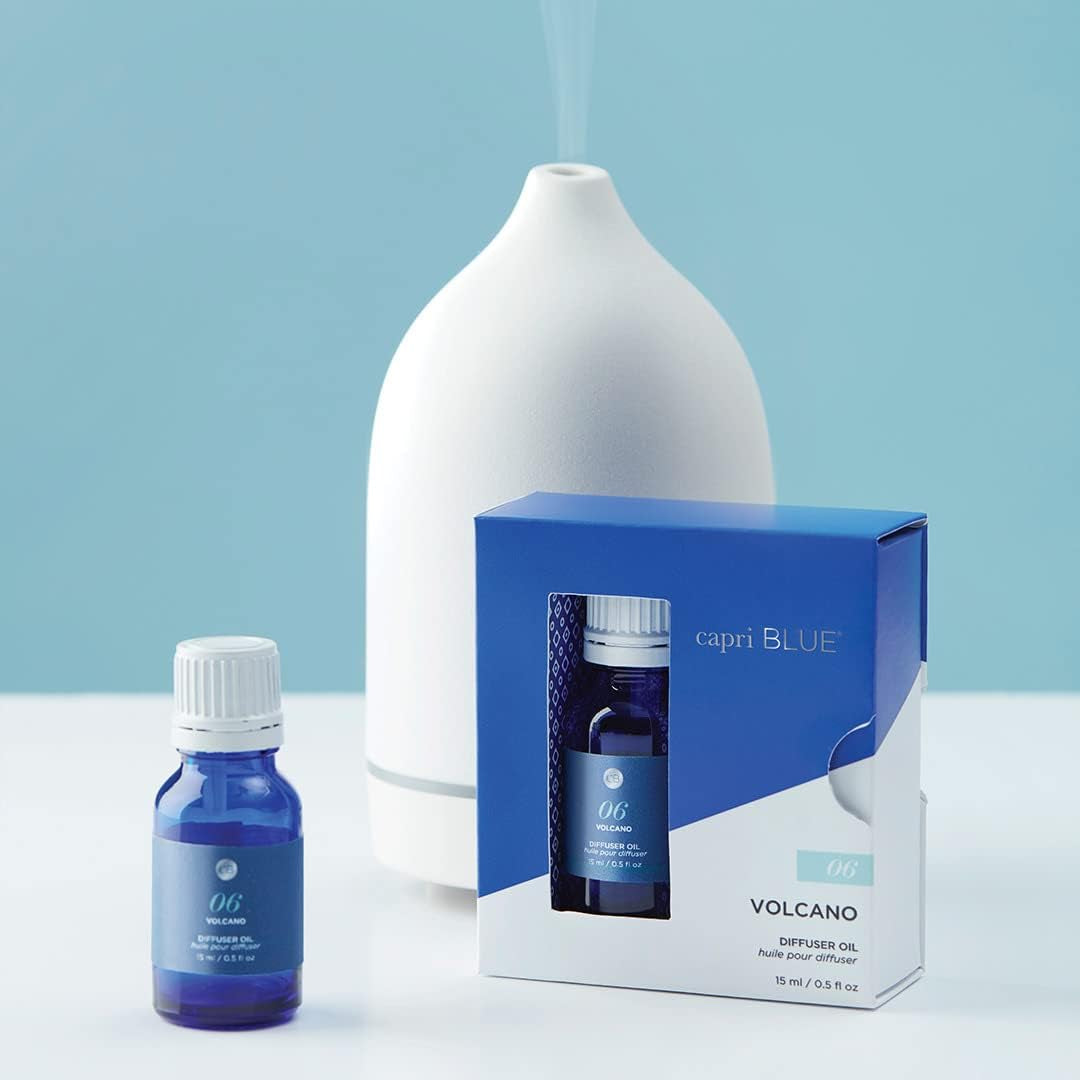 Diffuser Oil Refill - Premium Fragrance Oil - Use with Electric or Ultrasonic Diffusers for Home - Long Lasting Sugared Citrus Scent (Volcano, 0.5 Fl Oz)