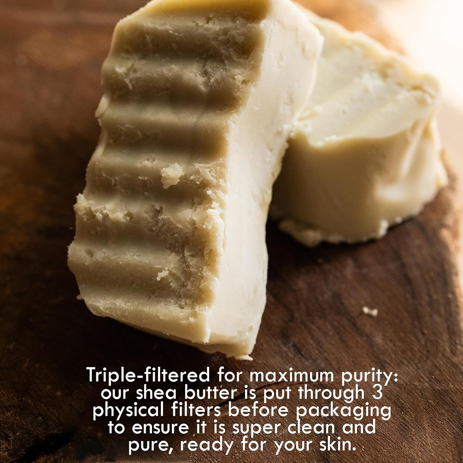 Raw Shea Butter - 100% Pure African Shea Butter for Hair and Body | Unrefined Moisturizer for Extremely Dry Skin, DIY Lip Balm, Body Butter, Lotion, and Soap