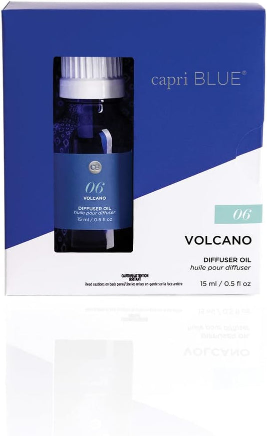 Diffuser Oil Refill - Premium Fragrance Oil - Use with Electric or Ultrasonic Diffusers for Home - Long Lasting Sugared Citrus Scent (Volcano, 0.5 Fl Oz)